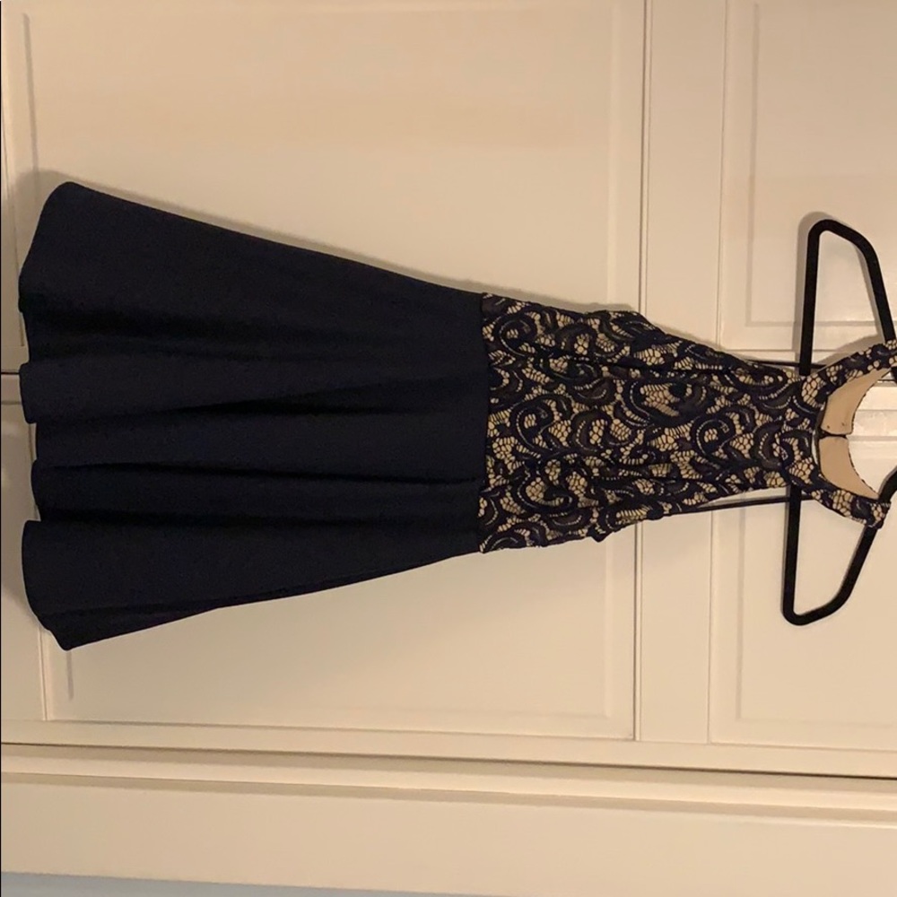 B Darlin Navy Dress